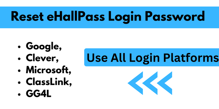 Reset eHallPass Login Password 